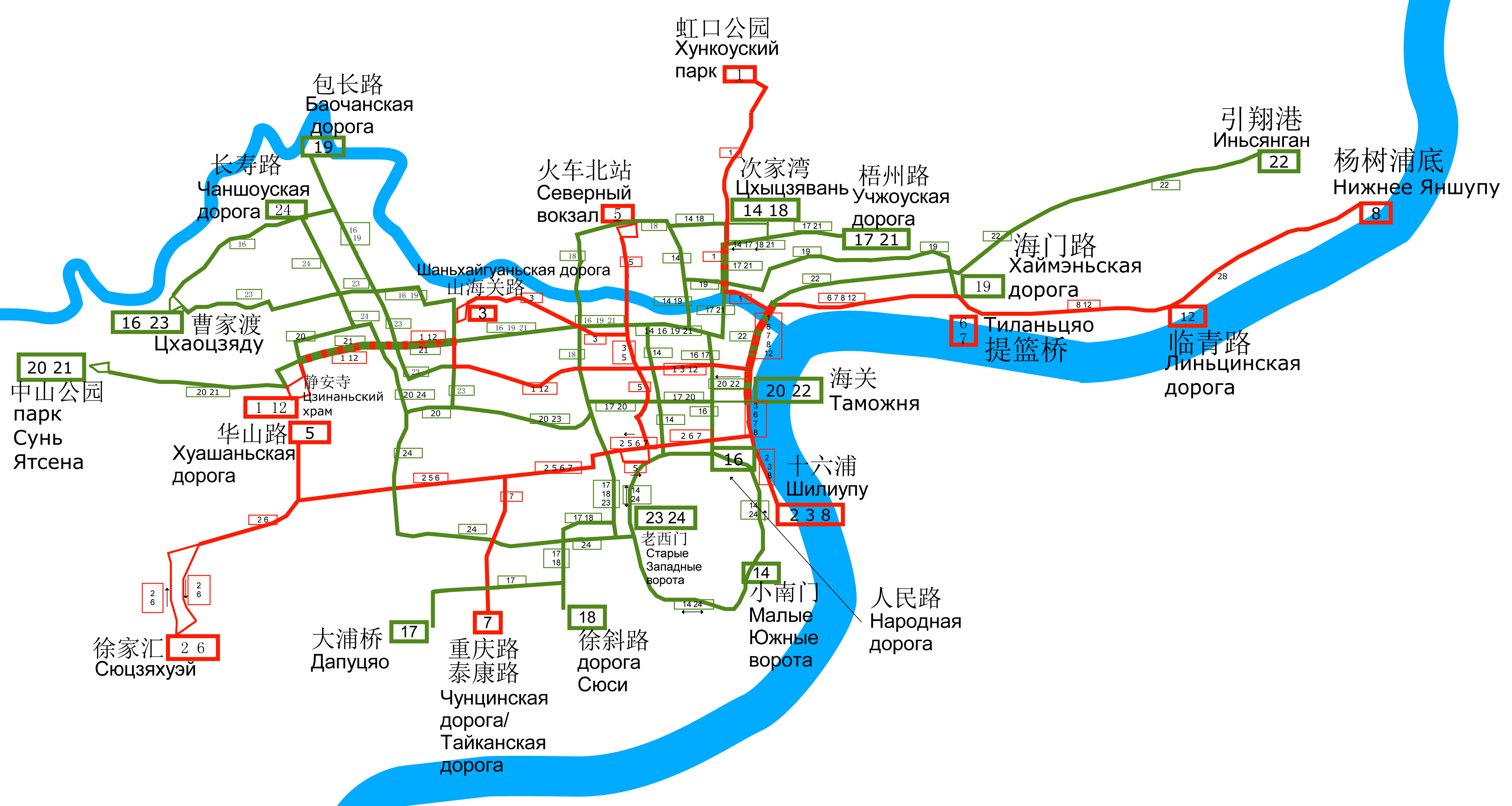 Shanghai — Maps