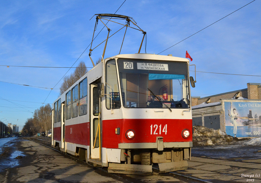 Самара, Tatra T6B5SU № 1214