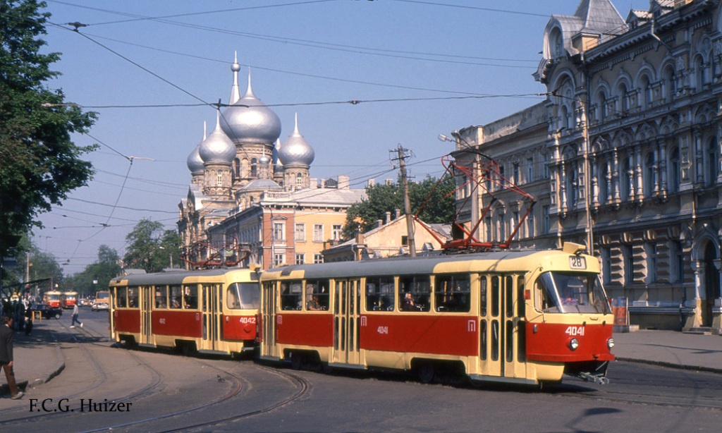 Одесса, Tatra T3SU № 4042; Одесса, Tatra T3SU № 4041