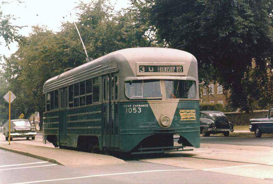 Washington, DC, St. Louis 4-axle motor car № 1053; Washington, DC — Old photos