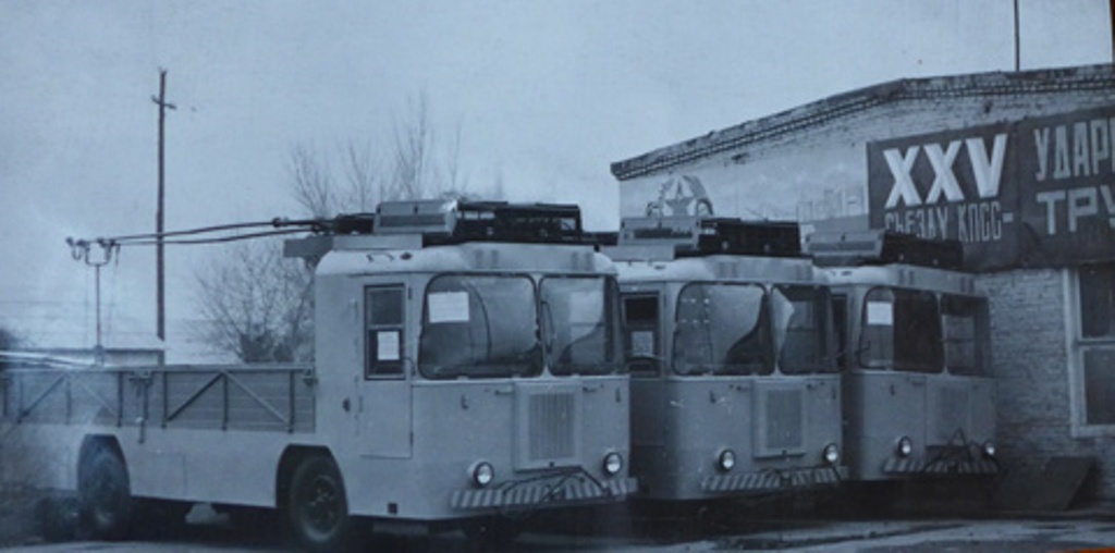 Dushanbe — Gafur Shermatov photo archive; Dushanbe — New trolleybuses; Dushanbe — Old photos — Dushanbe; Dushanbe — The Dushanbe trolleybus is 60 years old