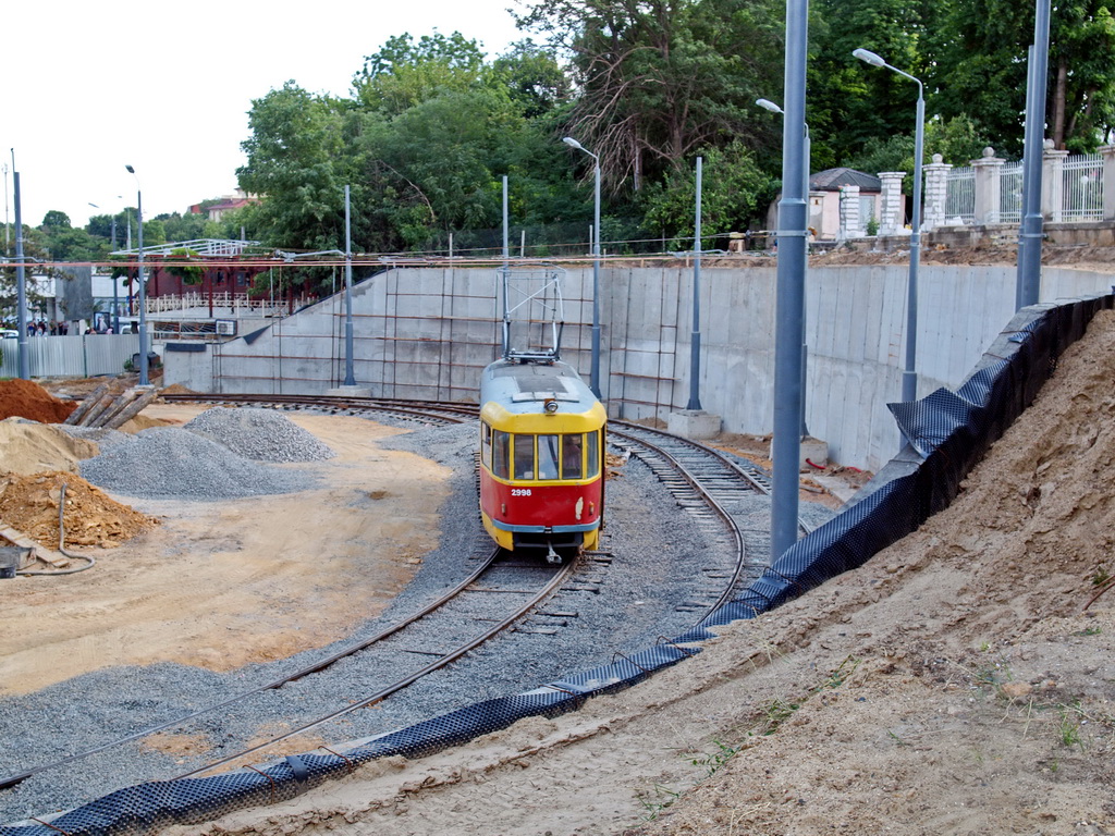 Одесса — 2015 — Строительство нового трамвайного кольца около «Аркадии»