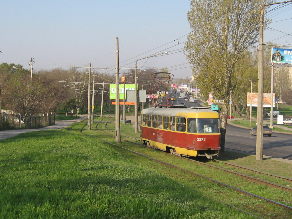 Odessa, Tatra T3SU N°. 3273; Odessa — Tramway Lines: Peresyp to Tsentrolit