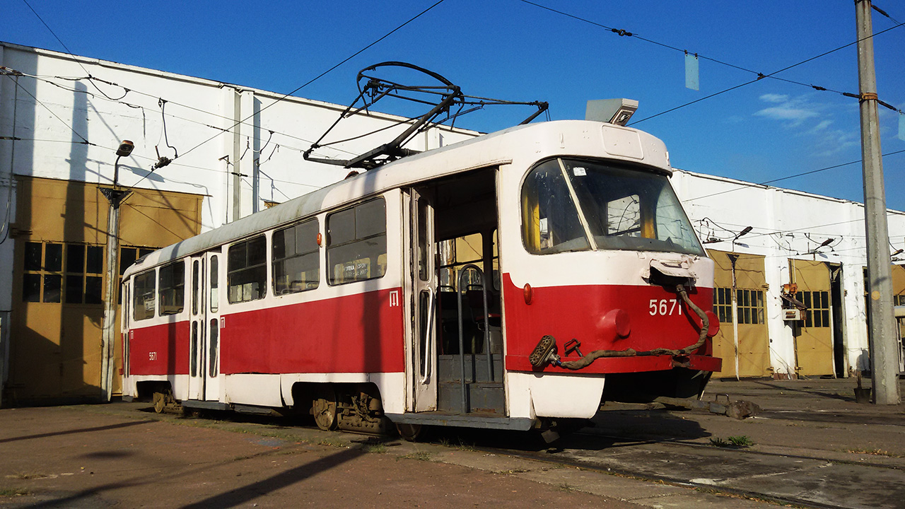 Kyiv, Tatra T3SU № 5671