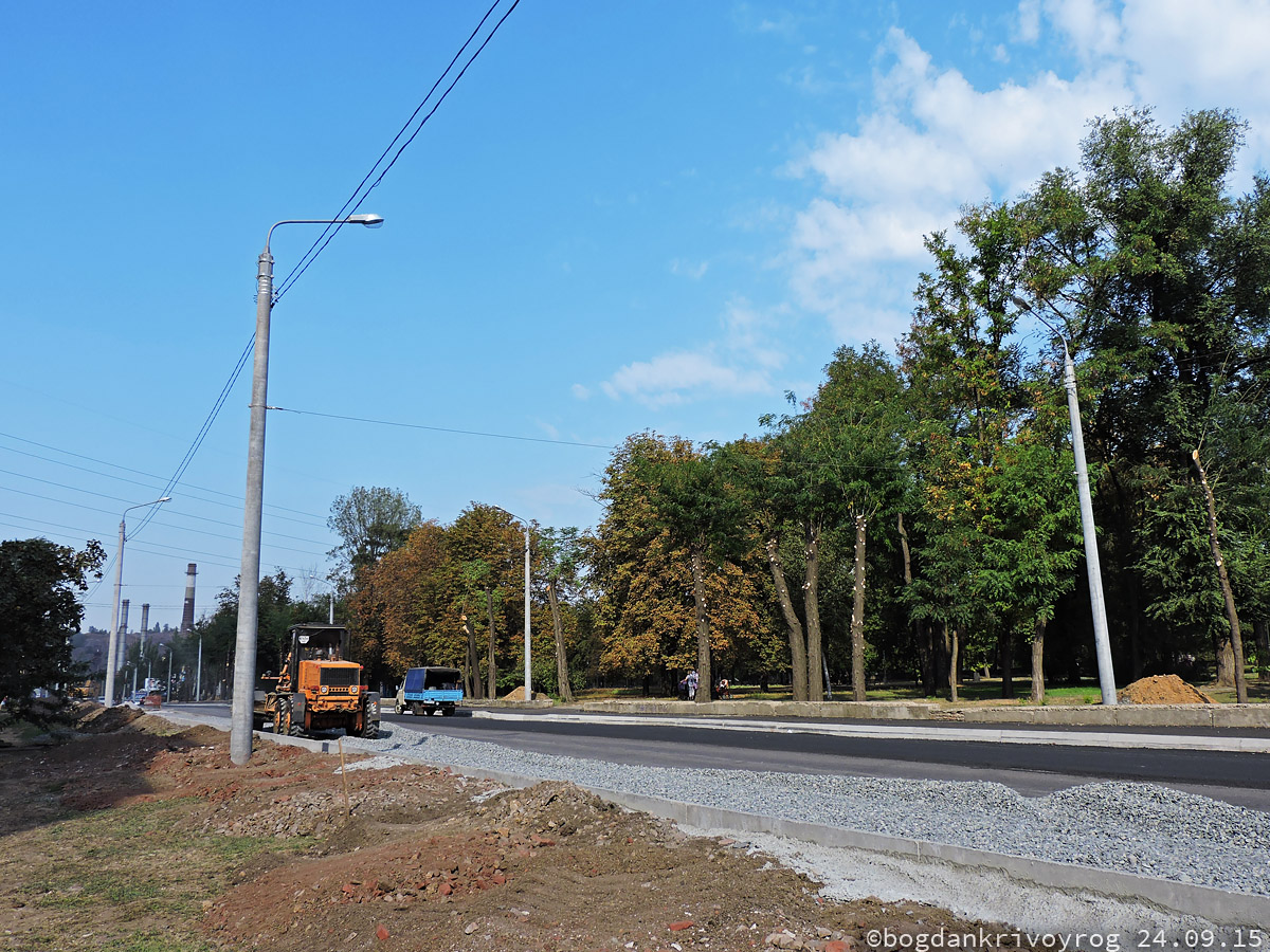 Krõvõi Rih — Tram and trolleybus lines and loops