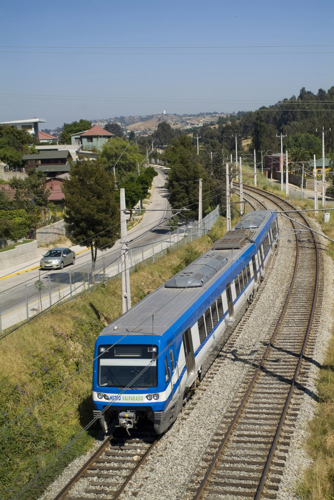 Вальпараисо, Alstom X'Trapolis 100 № 08; Вальпараисо — Пригородный метрополитен Valparaíso — Viña del Mar — Limache