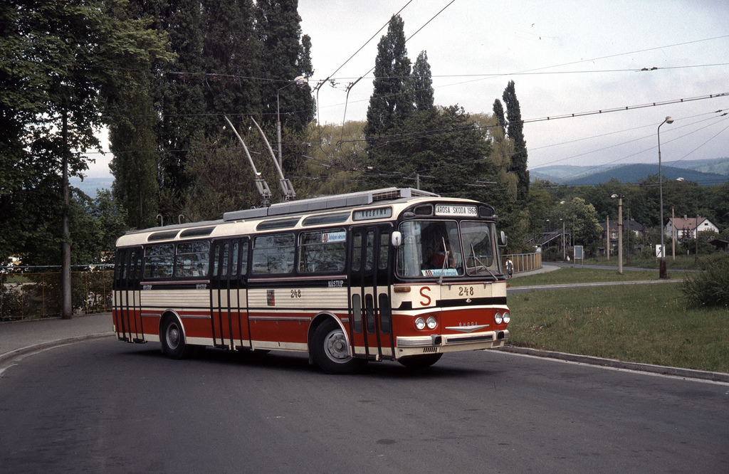 Брно, Škoda T11/0 № 248; Теплице — Троллейбусы других городов; Теплице — Юбилей: 40 лет Теплицкому троллейбусу (16.05.1992)