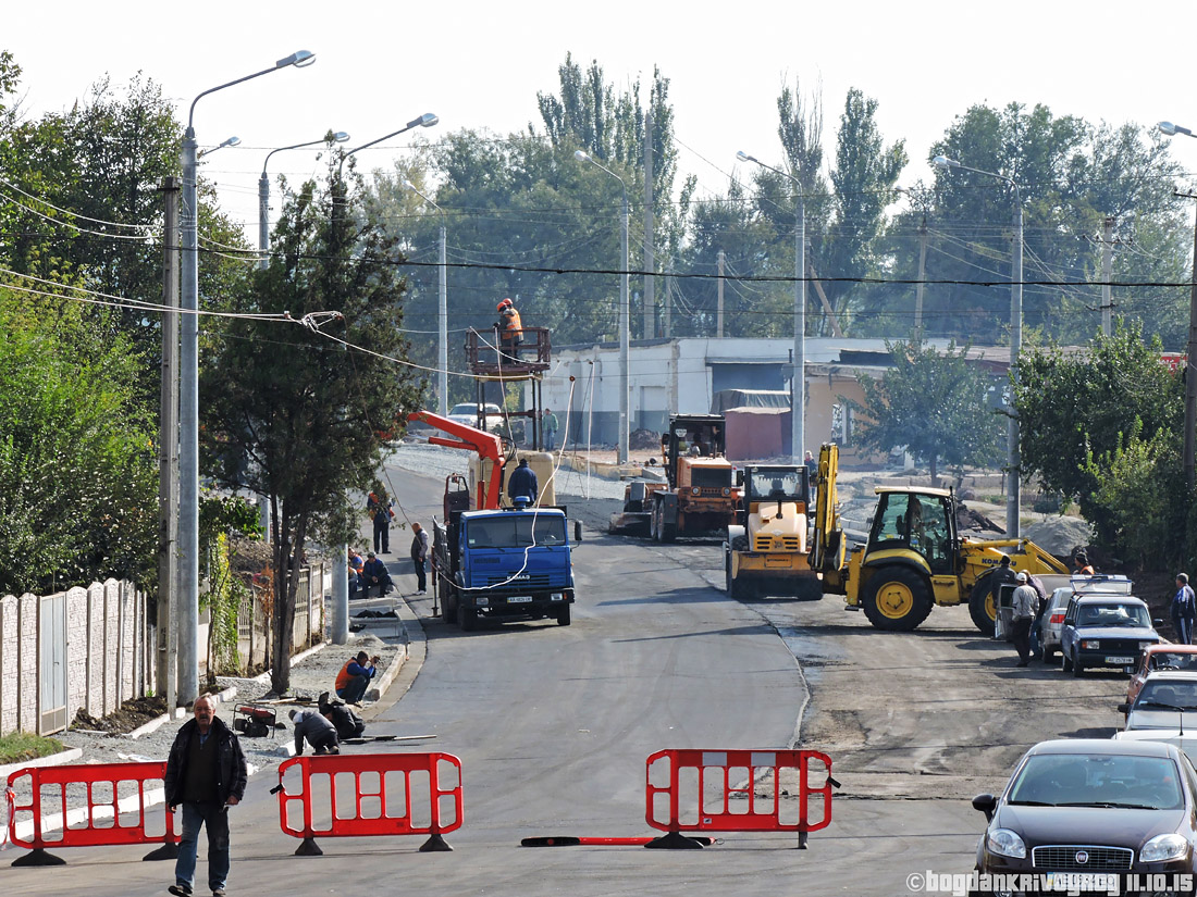Krivij Rih — Tram and trolleybus lines and loops