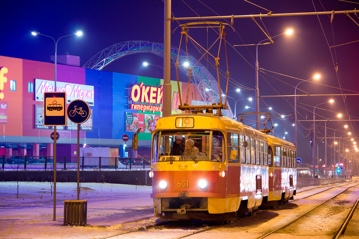 Екатеринбург, Tatra T3SU № 651