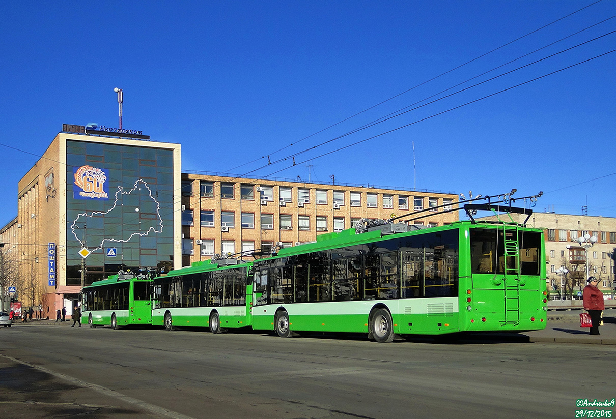 Cerkasî — Presentations of new trolleybuses