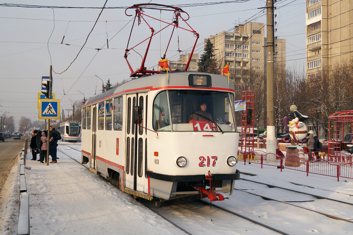 Тверь, Tatra T3SU № 217; Тверь — Трамвайные линии: Московский район