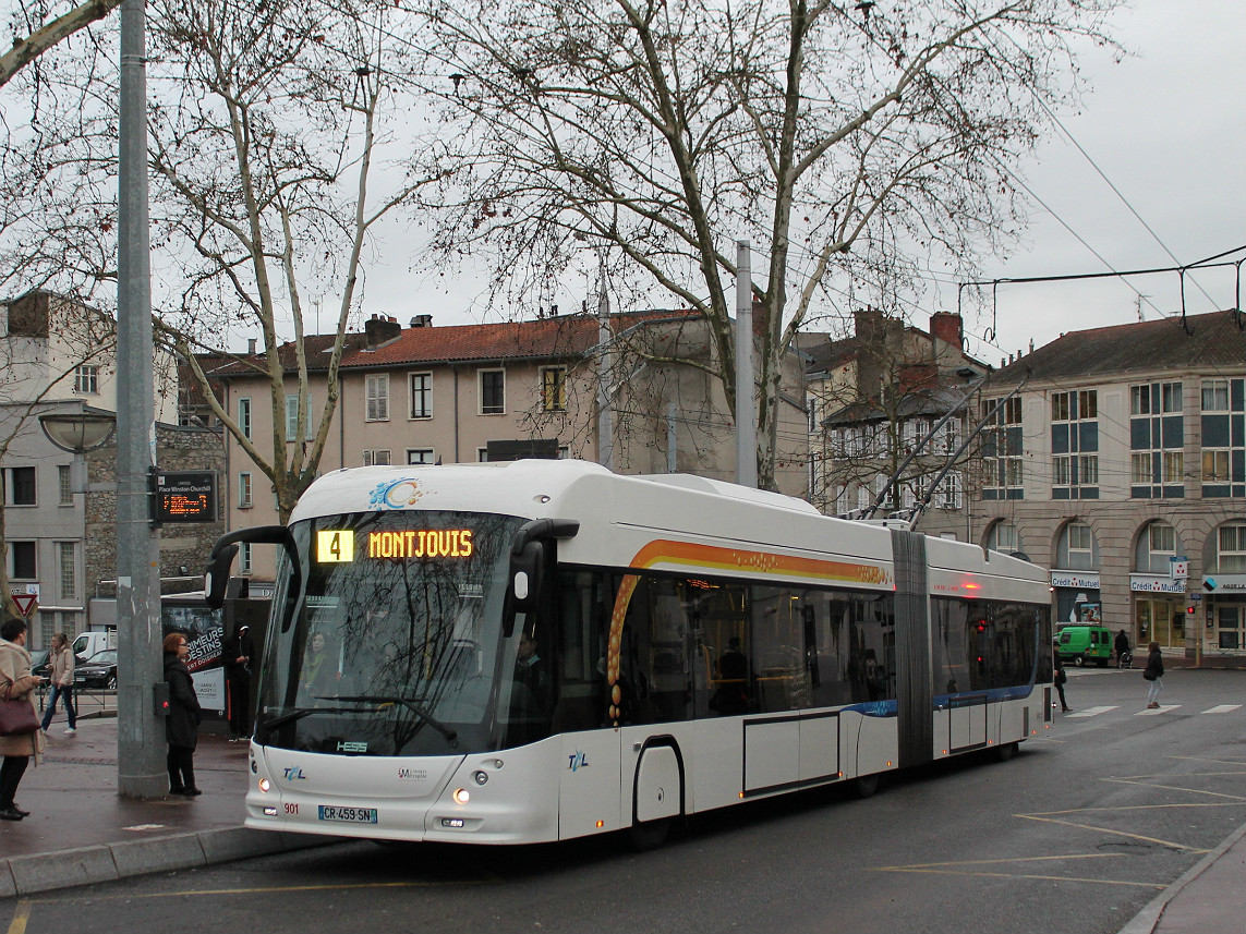 Лимож, Hess SwissTrolley 4 (BGT-N2D) № 901