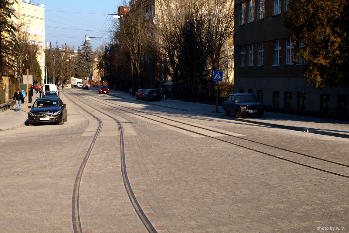 Lvov — Tracks reconstruction: Sventsitskogo, Franka str. [03.08.2015—11.08.2016]