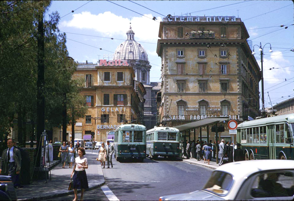 Rome, Alfa Romeo 140 AF № 6653; Rome, Fiat 668 № 4335; Rome — Old photos