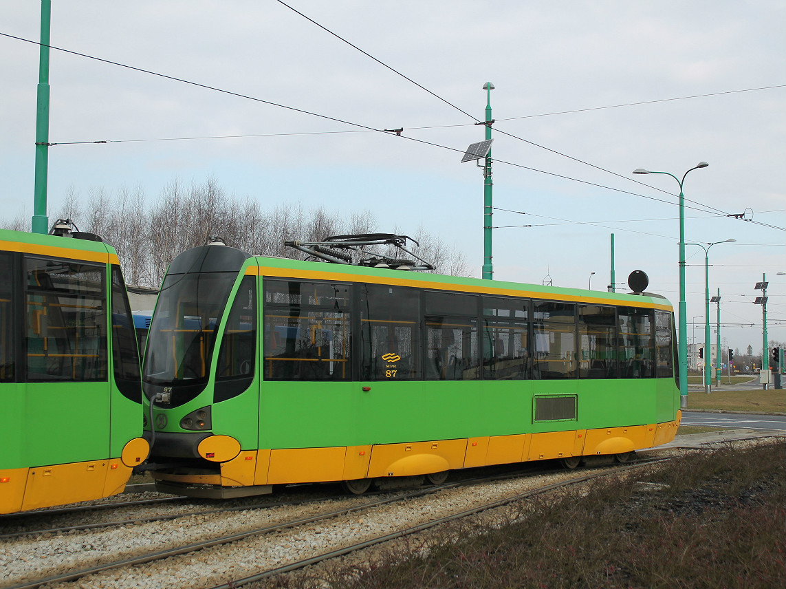 Познань, Konstal 105N-Alfa HF07 № 87
