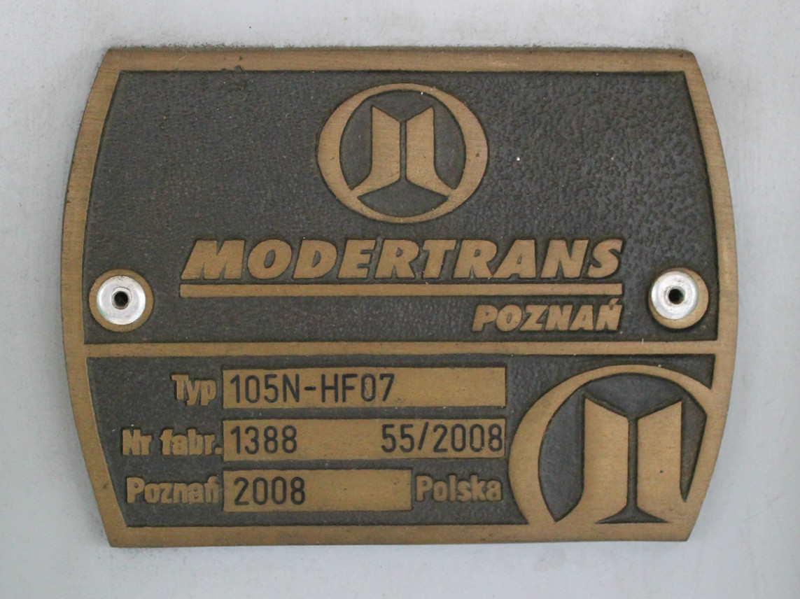 Познань, Konstal 105N-Alfa HF07 № 234