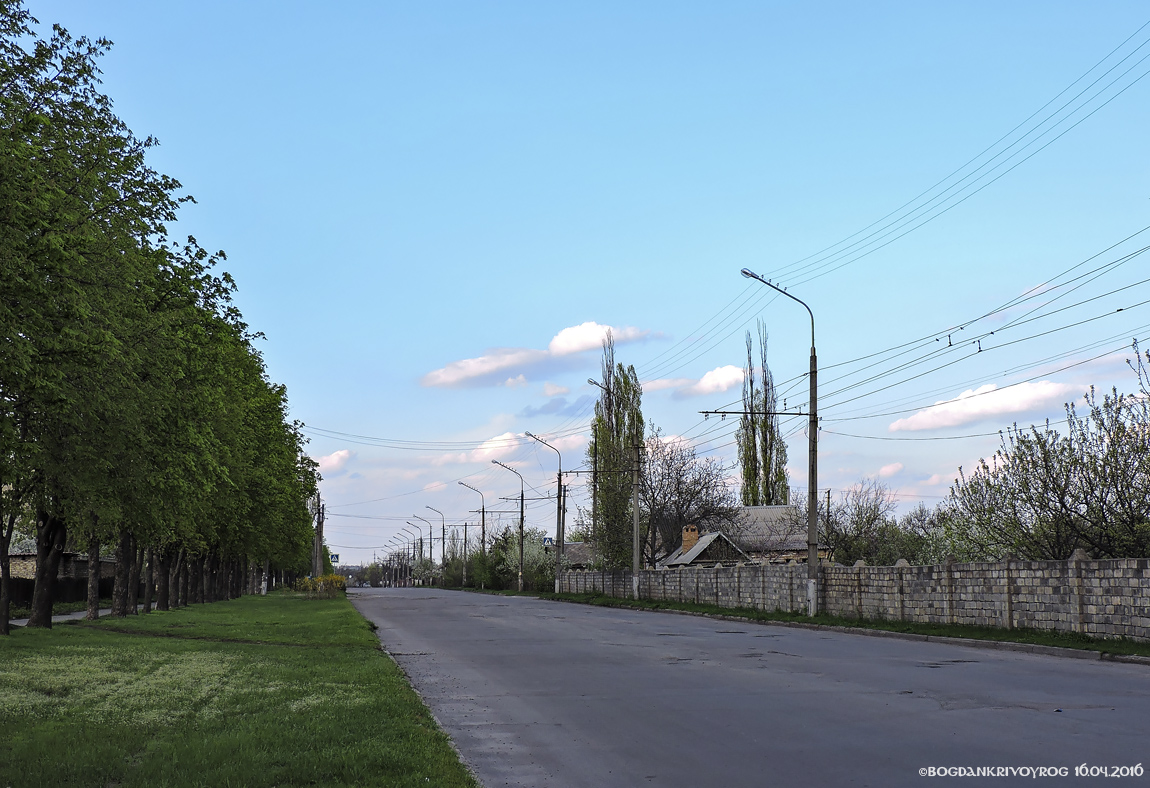 Kryvyi Rih — Tram and trolleybus lines and loops