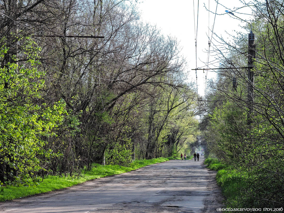 Krivij Rih — Tram and trolleybus lines and loops