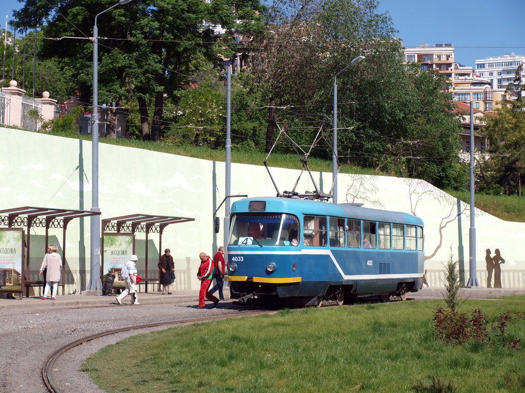 Одесса, Tatra T3R.P № 4033; Одесса — 20.05.2016 — открытие трамвайного маршрута № 4 «Аркадия–Херсонский сквер»