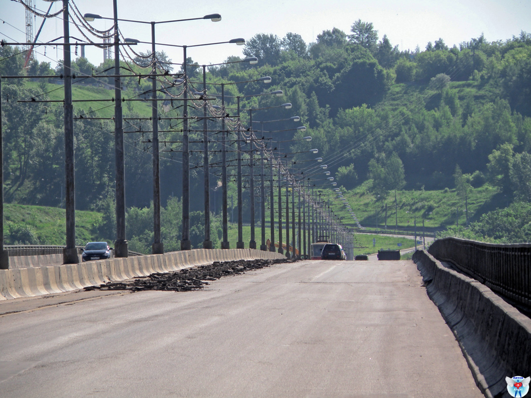 Nizhny Novgorod — Repair Of Molitovsky Bridge — 2016
