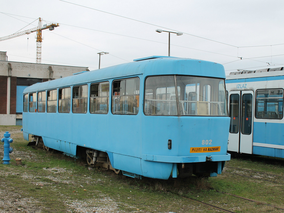 Загреб, Tatra B4YU № 802