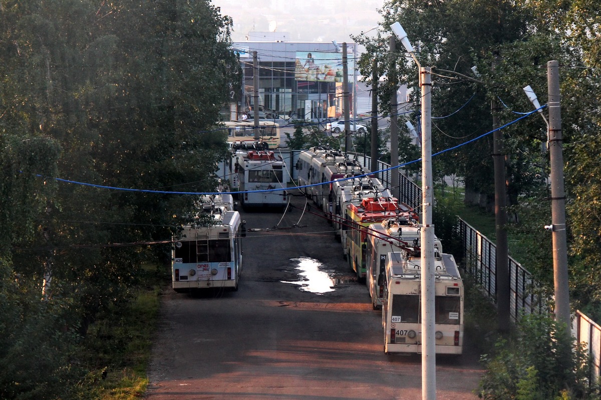 Tomsk — Trolleybus Depot