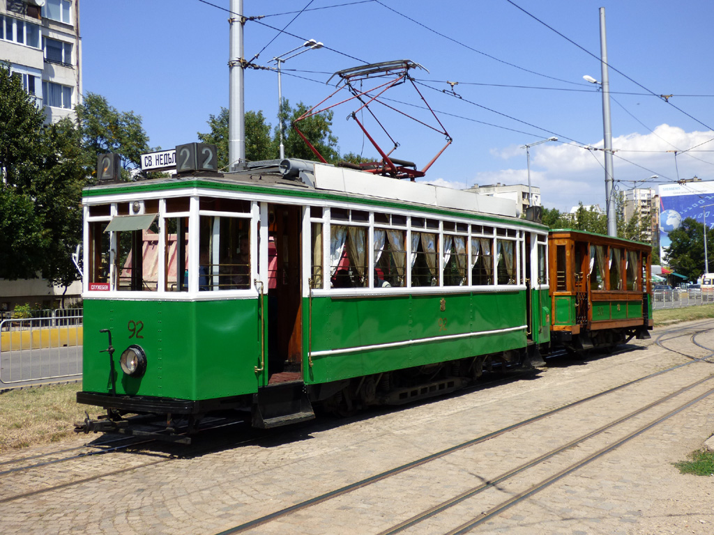 София, MAN/Siemens № 92; София — Пътуване с историческия трамвай — 05.08.2016