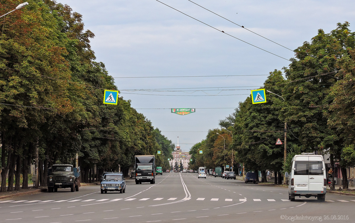 Kryvyi Rih — Tram and trolleybus lines and loops