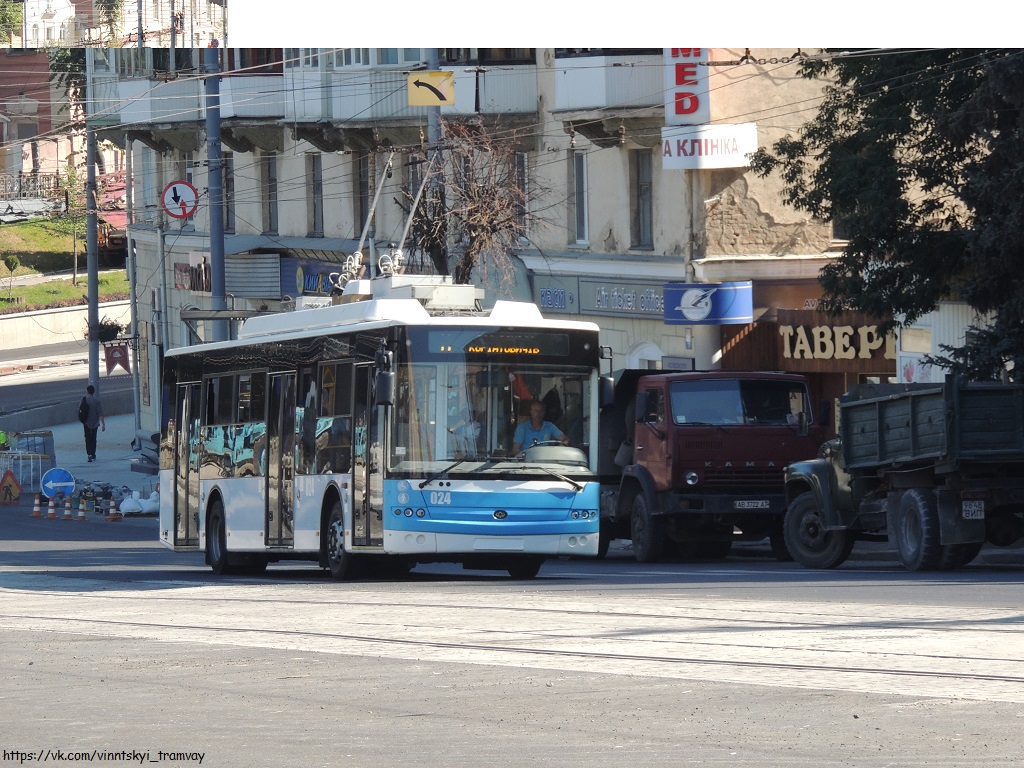 Vinica, Bogdan T70117 č. 024; Vinica — Reconstruction of the tram line on Gagarin square