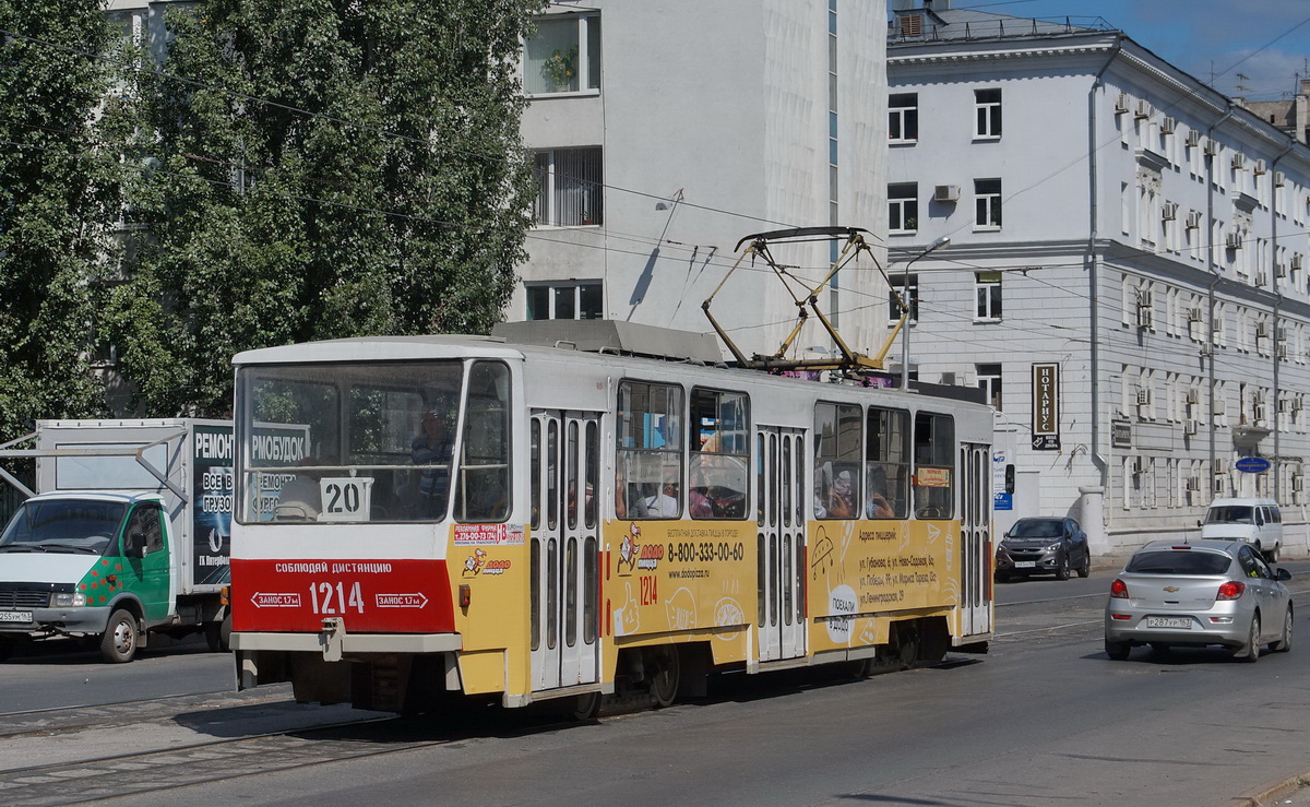 Самара, Tatra T6B5SU № 1214