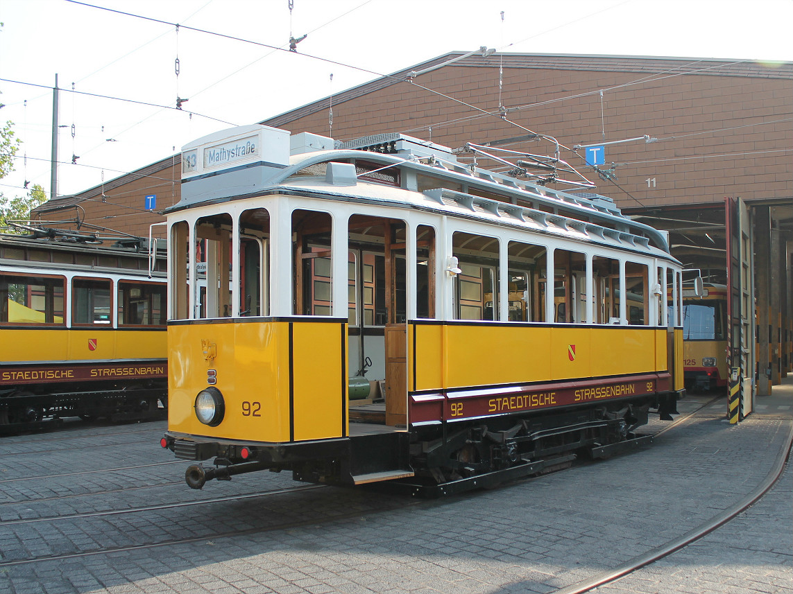 Karlsruhe, Wismar 2-axle motor car # 92