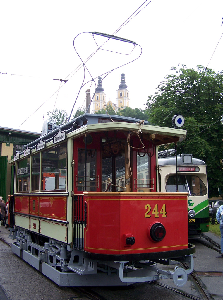 Вена, Graz Type D № 244; Грац — 130 лет трамвая в Граце