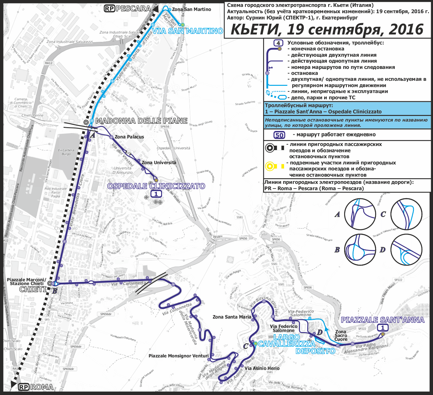 Chieti — Maps and Plans