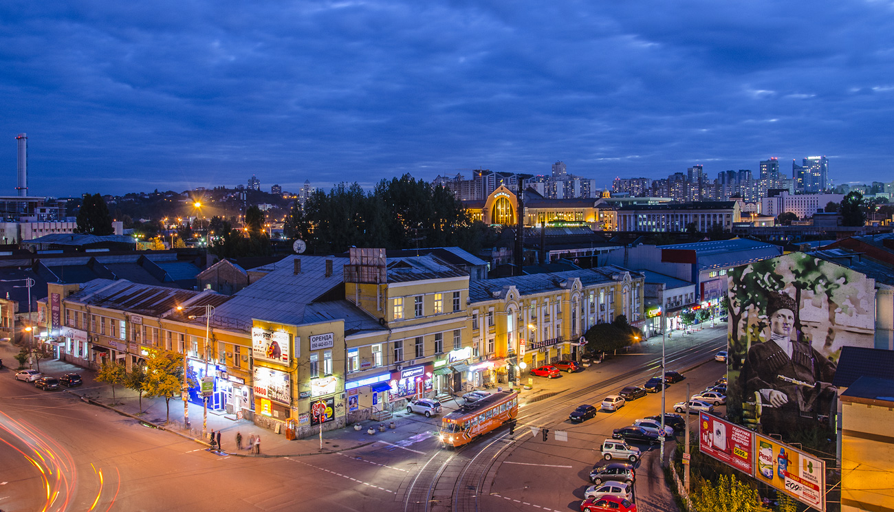 Київ — Трамвайні лінії: Подільська мережа — захід, південь