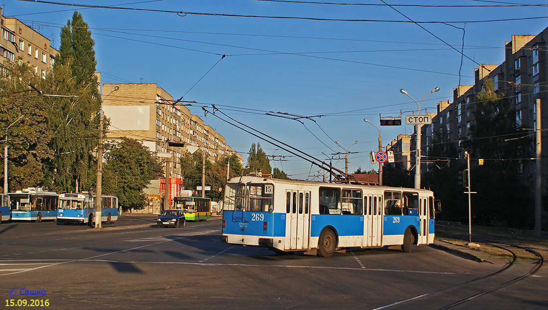 Вінниця, ЗиУ-682Г-016 (012) № 269; Вінниця — Тролейбусні лінії та інфраструктура