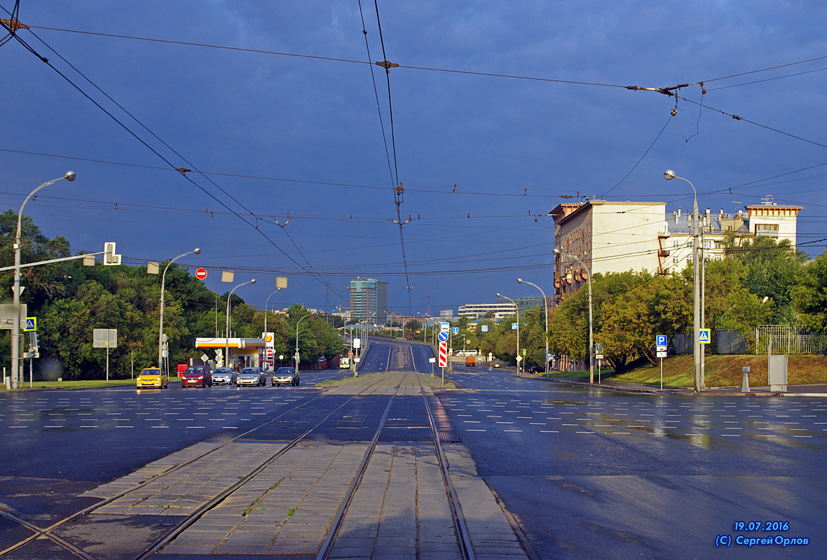 Москва — Виды из кабины трамвая