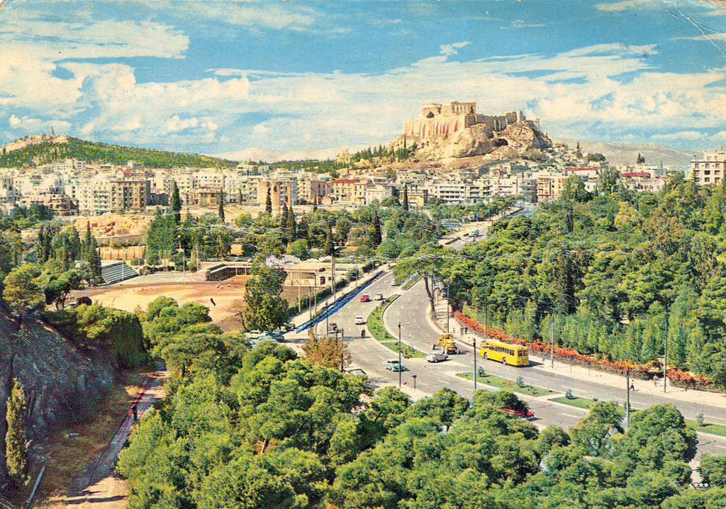 Ateena — Trolleybuses — old photos