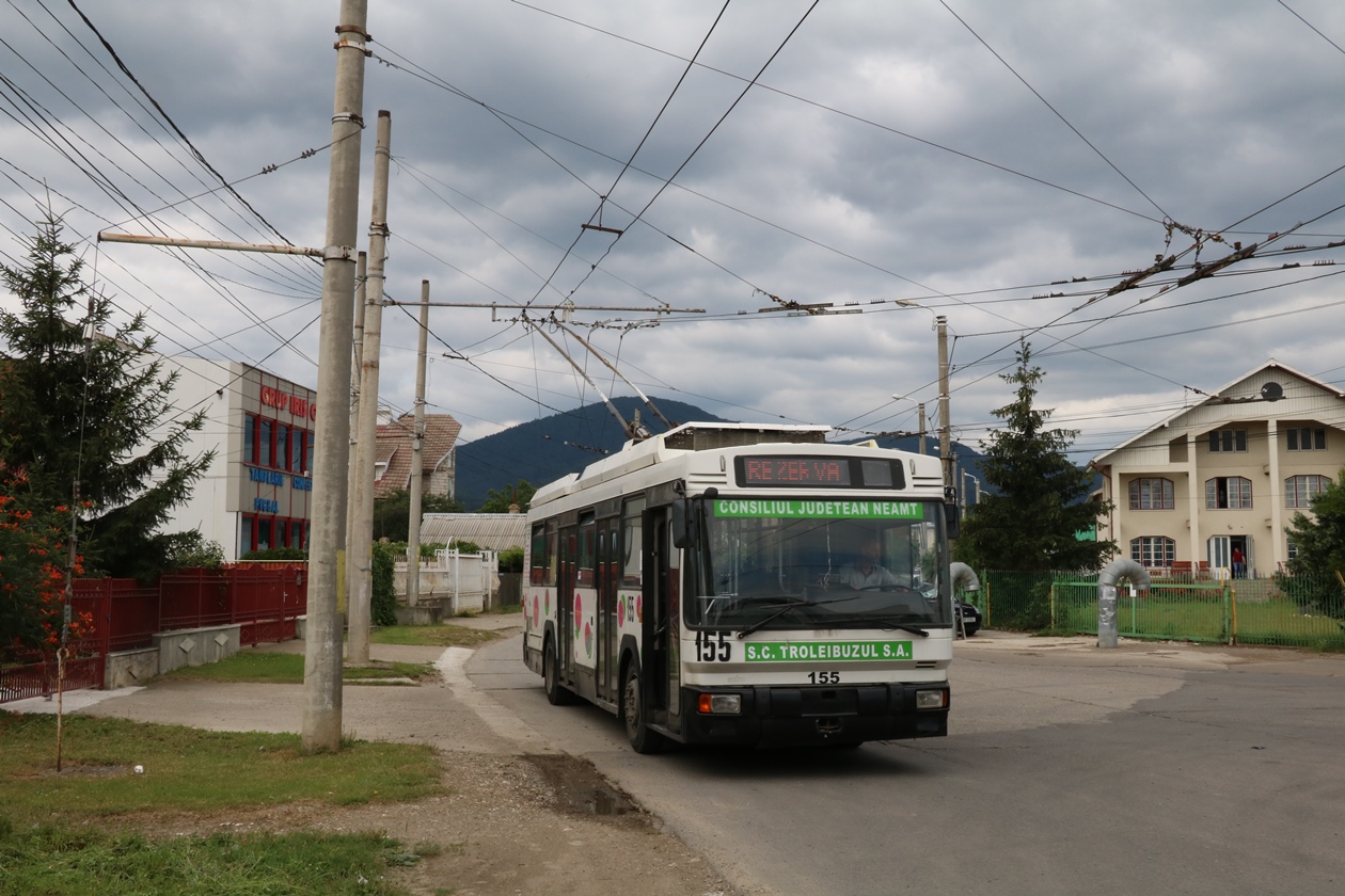 Piatra Neamț, Berliet ER100 N°. 155; Piatra Neamț — Trolleybus Lines and Infrastructre