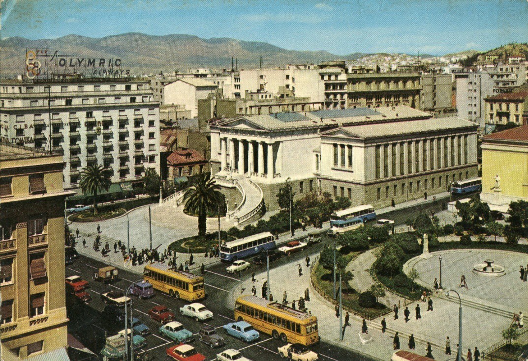 Athens — Trolleybuses — old photos