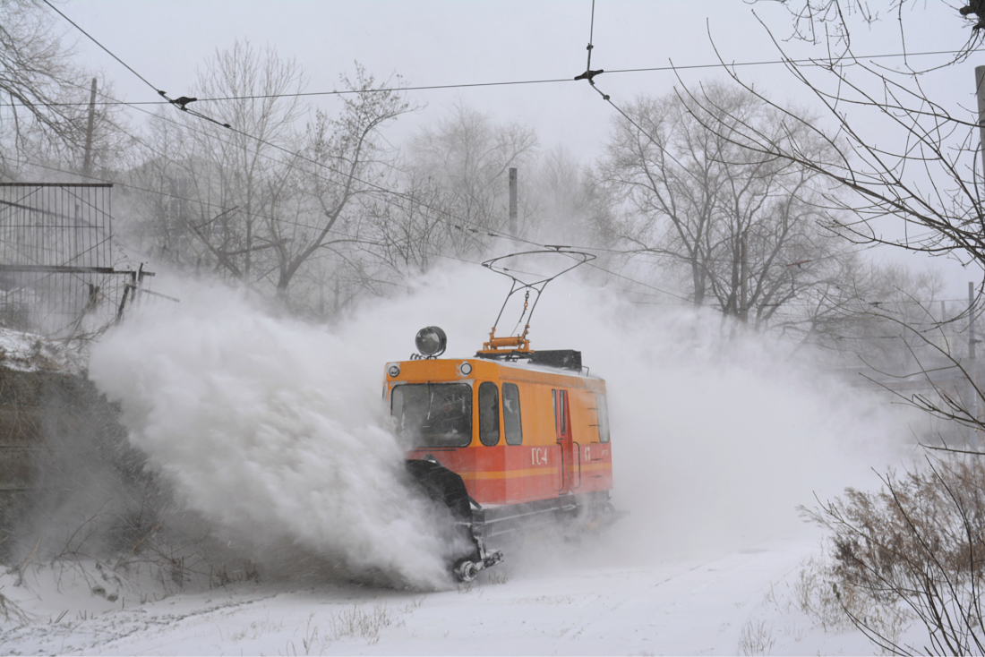 Владивосток, ГС-4 (КРТТЗ) № 47; Владивосток — Снегопады