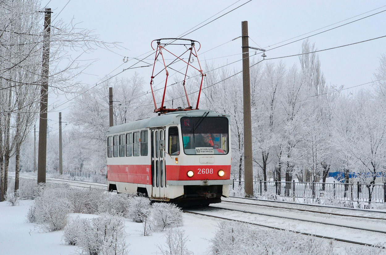 Волгоград, Tatra T3SU мод. ВЗСМ № 2608