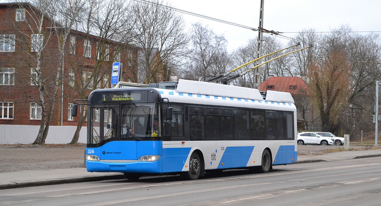 Tallinn, Solaris Trollino II 12 Ganz Nr. 326