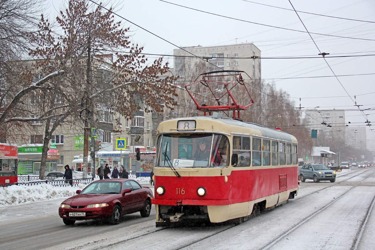 Yekaterinburg, Tatra T3SU (2-door) Nr 116
