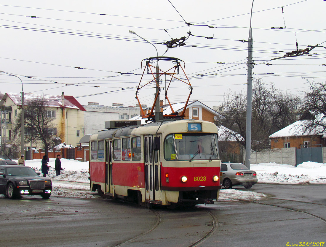 Харьков, Tatra T3M № 8023