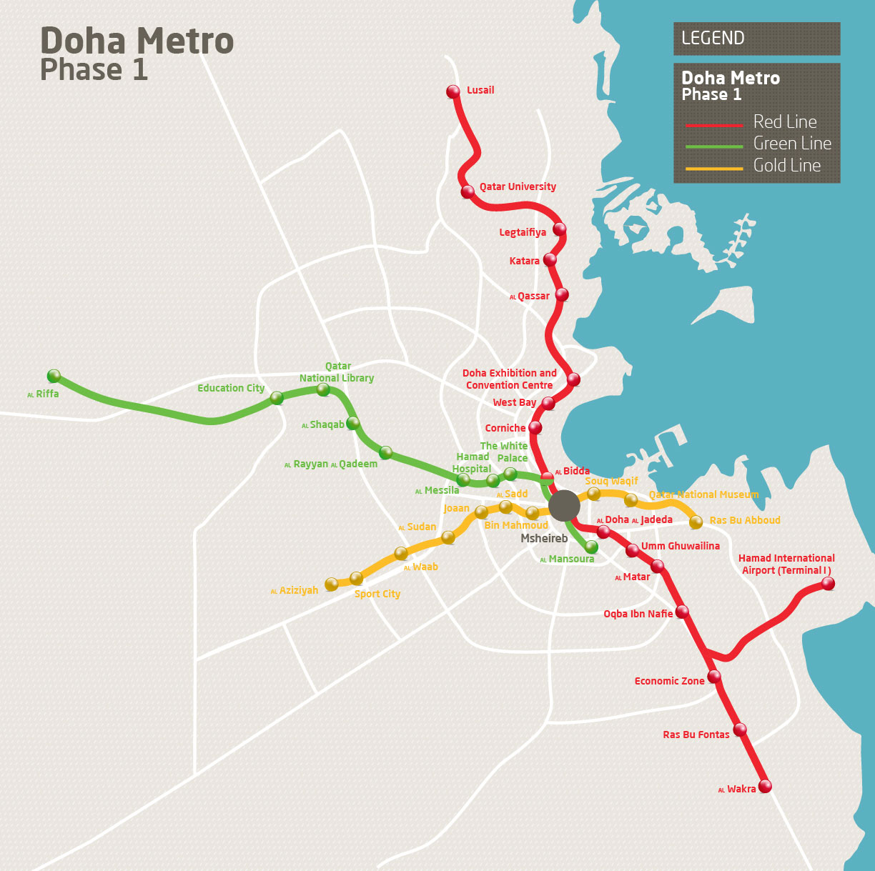 Доха — Схемы