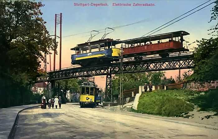 Stuttgart — Miscellaneous photos; Stuttgart — Rack Railway (SSB Zahnradbahn)
