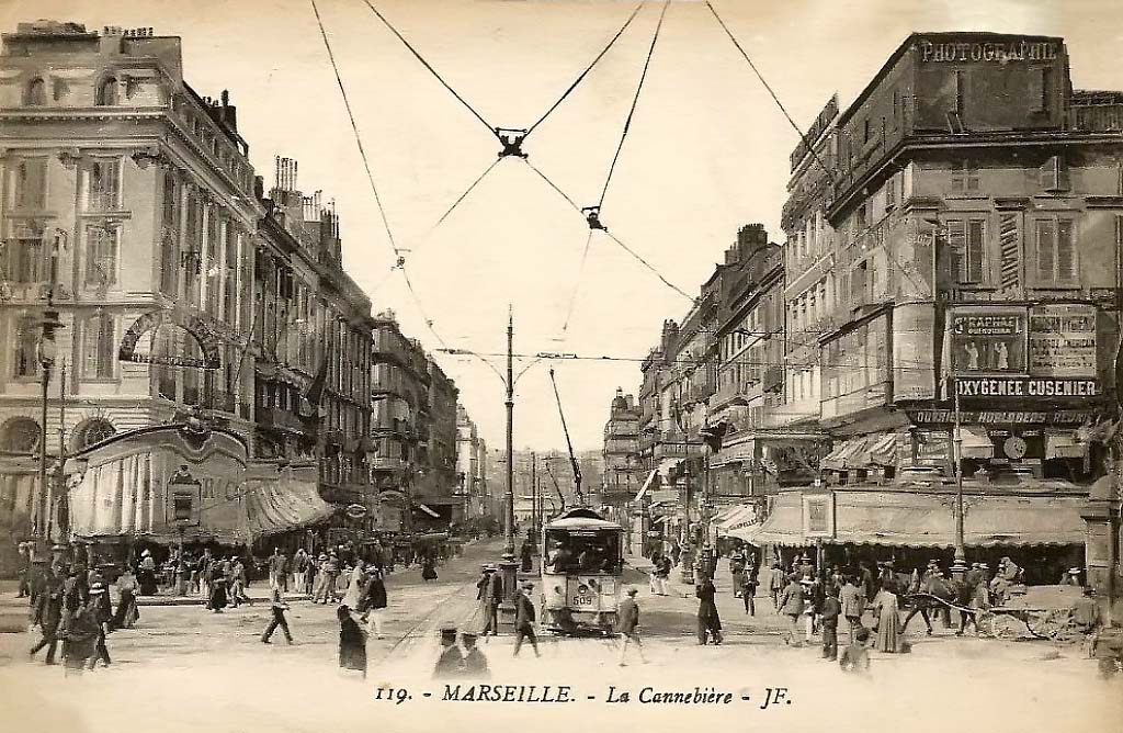 Марсель — Трамвай — Старые фотографии