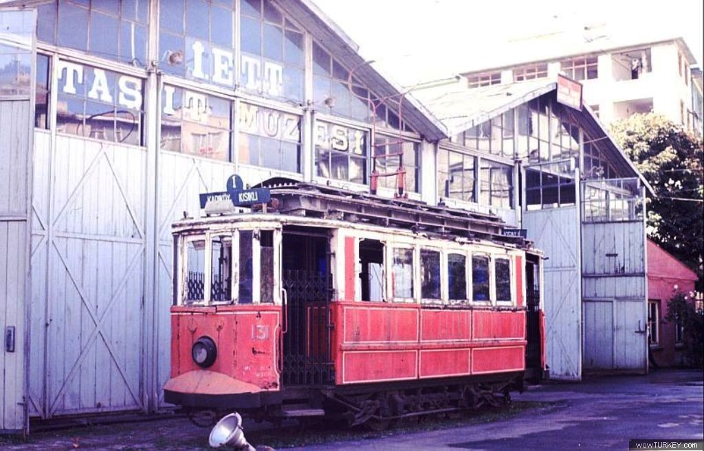 Stambuł, Franco-Belge 2-axle motor car Nr 131; Stambuł — Historical photos — İETT tram and transport museum (1967-1981)