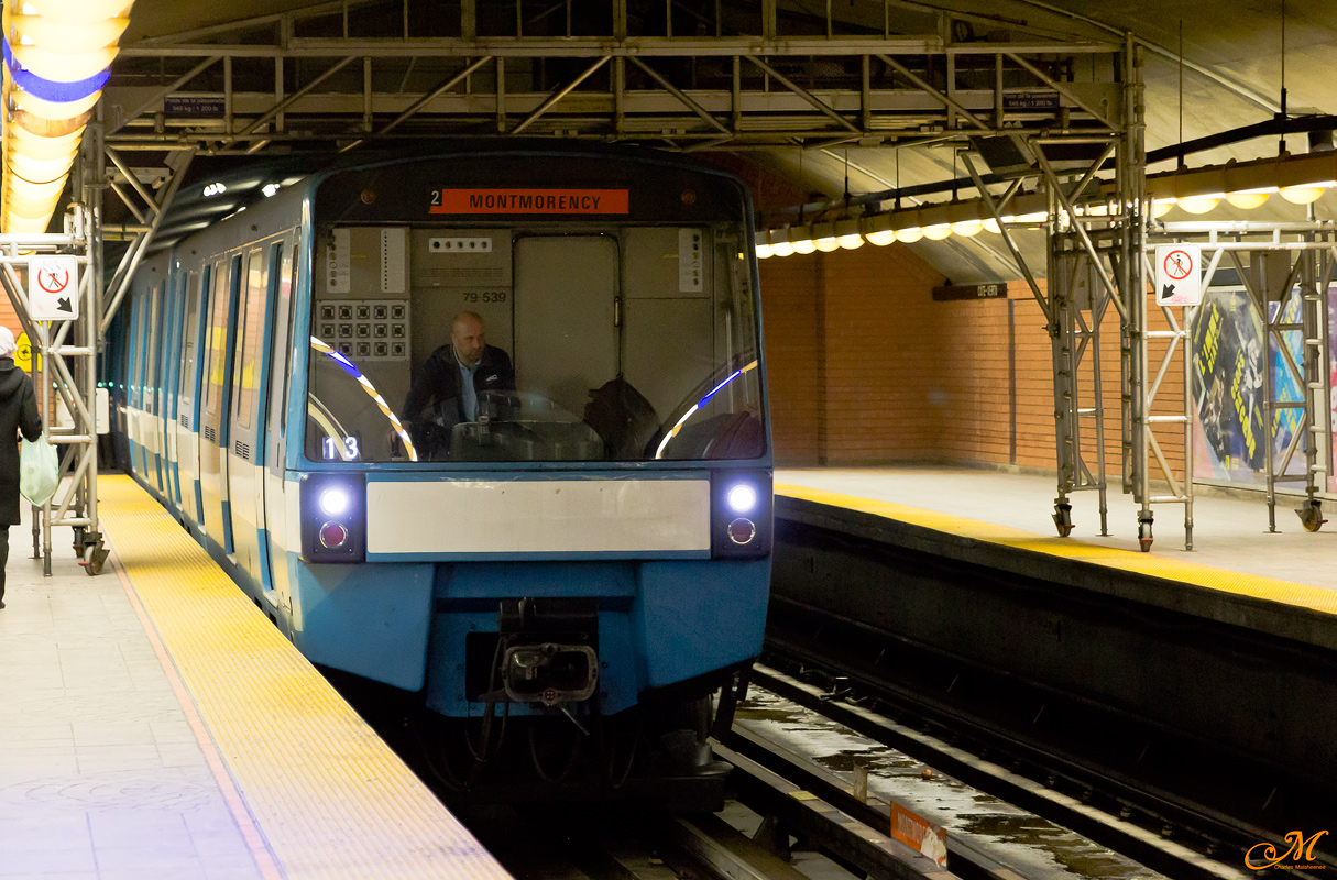 Монреаль, Bombardier MR-73 моторный № 79-539; Монреаль — Métro de Montréal -> Ligne orange