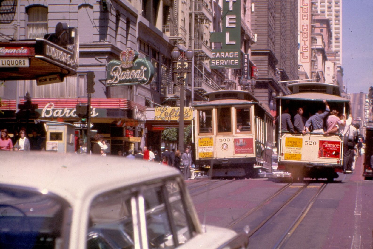 San Francisco Bay Area, Carter cable car č. 503; San Francisco Bay Area, Carter cable car č. 520